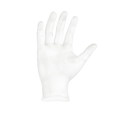 Gloves Exam Vinyl Synthetic Sempermed® Medium NonSterile Standard Cuff Length Smooth Clear Not Chemo Approved (100/BX 10BX/CS) by Sempermed USA  ID EVNP103